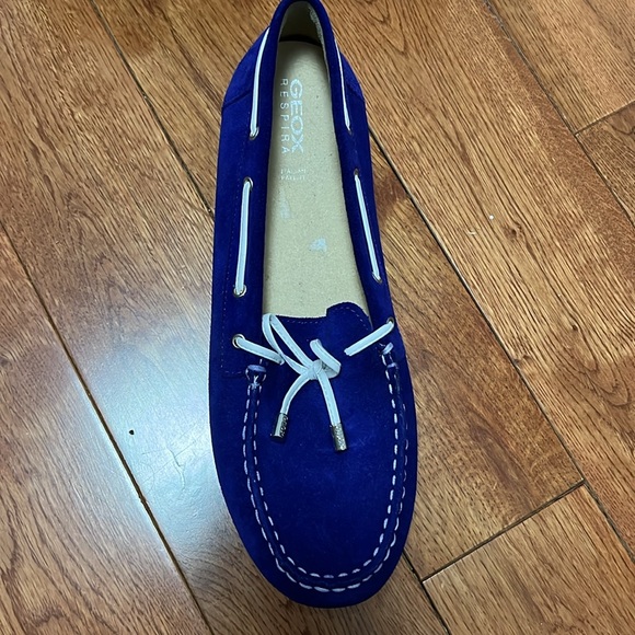 Geox royal blue suede loafers 38 1/2. Gently used. - Picture 3 of 3